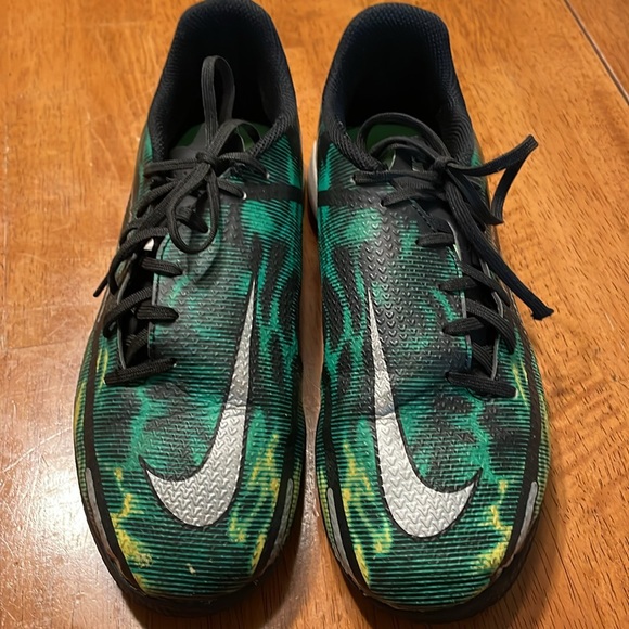⚽️Nike Phantom GT2 Academy DF SW IC Indoor Shoes (Black/Green) youth US size 4.5 - Picture 6 of 9